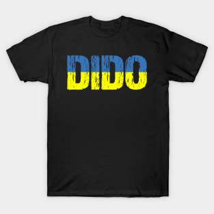 Dido Grandfather Distressed Ukrainian Flag T-Shirt